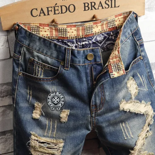 Replica Chrome Hearts Jeans For Men #1474193 $40.00 USD for Wholesale