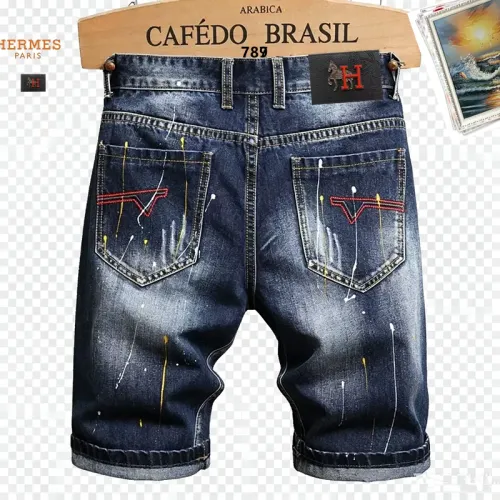 Replica Hermes Jeans For Men #1474194 $40.00 USD for Wholesale