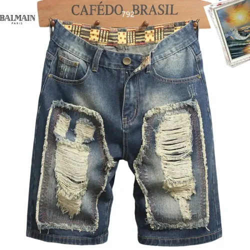 Wholesale Balmain Jeans For Men #1474197 $40.00 USD, Wholesale Quality Replica Balmain Jeans