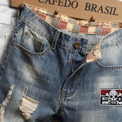 Replica Philipp Plein PP Jeans For Men #1474199 $40.00 USD for Wholesale