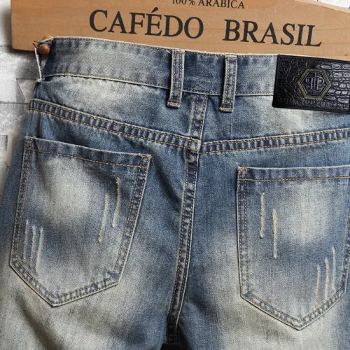 Replica Philipp Plein PP Jeans For Men #1474199 $40.00 USD for Wholesale
