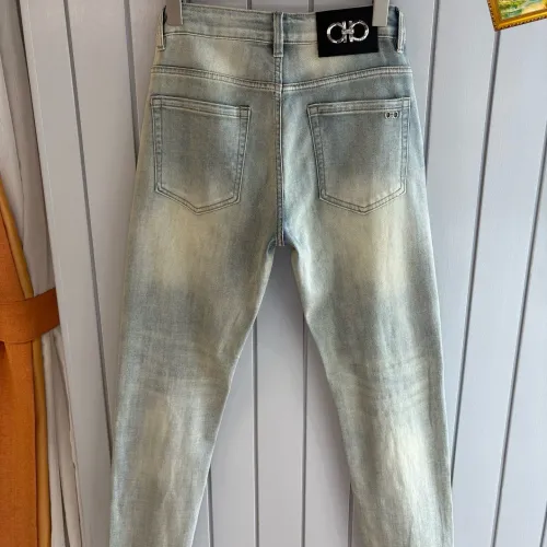 Wholesale Salvatore Ferragamo Jeans For Men #1474231 $48.00 USD, Wholesale Quality Replica Salvatore Ferragamo Jeans