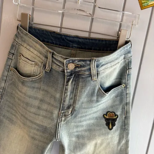 Replica Fendi Jeans For Men #1474234 $48.00 USD for Wholesale