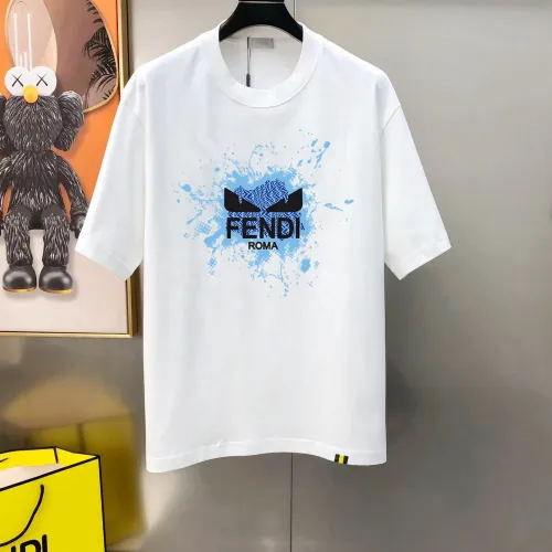 Wholesale Fendi T-Shirts Short Sleeved For Men #1474330 $40.00 USD, Wholesale Quality Replica Fendi T-Shirts