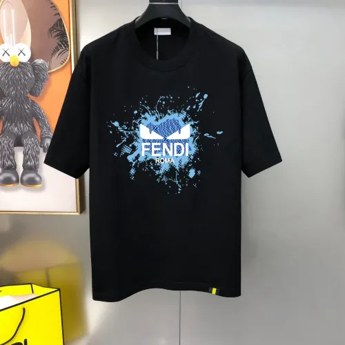 Wholesale Fendi T-Shirts Short Sleeved For Men #1474331 $40.00 USD, Wholesale Quality Replica Fendi T-Shirts