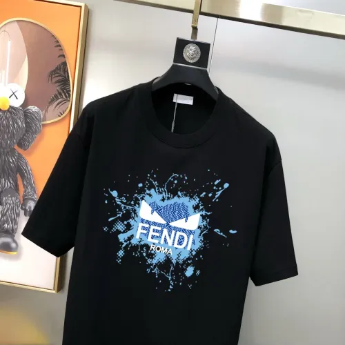 Replica Fendi T-Shirts Short Sleeved For Men #1474331 $40.00 USD for Wholesale