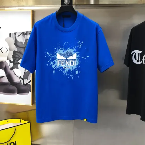 Wholesale Fendi T-Shirts Short Sleeved For Men #1474332 $40.00 USD, Wholesale Quality Replica Fendi T-Shirts