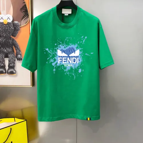 Wholesale Fendi T-Shirts Short Sleeved For Men #1474333 $40.00 USD, Wholesale Quality Replica Fendi T-Shirts