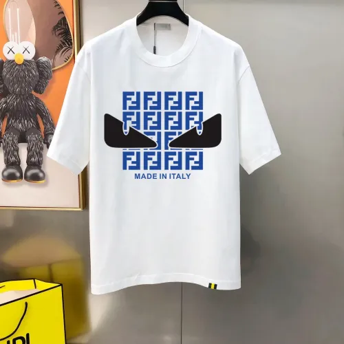 Wholesale Fendi T-Shirts Short Sleeved For Men #1474350 $40.00 USD, Wholesale Quality Replica Fendi T-Shirts