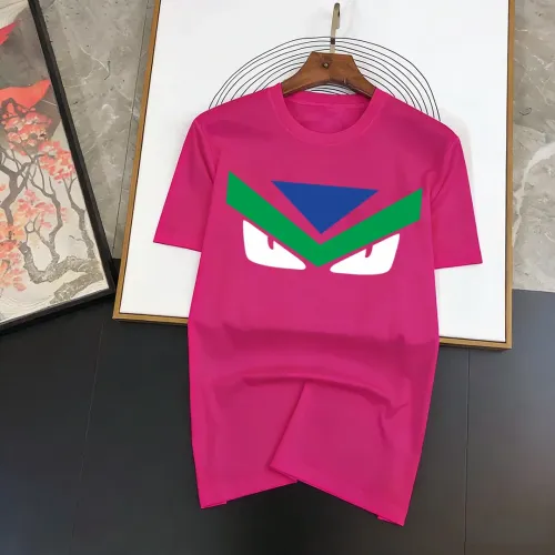 Wholesale Fendi T-Shirts Short Sleeved For Men #1474520 $40.00 USD, Wholesale Quality Replica Fendi T-Shirts