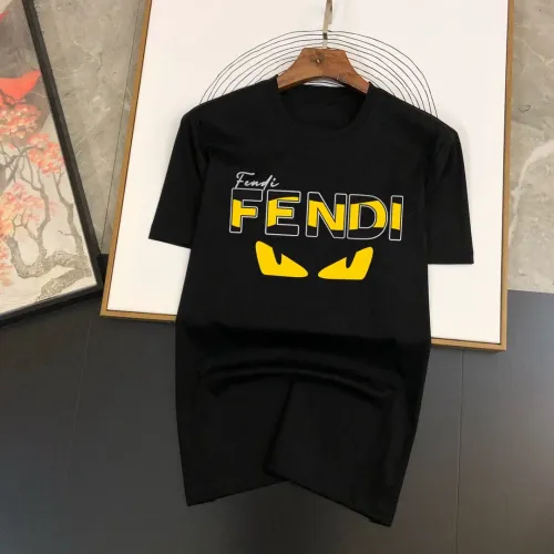 Wholesale Fendi T-Shirts Short Sleeved For Men #1474523 $40.00 USD, Wholesale Quality Replica Fendi T-Shirts