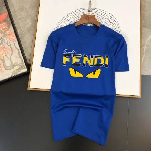 Wholesale Fendi T-Shirts Short Sleeved For Men #1474524 $40.00 USD, Wholesale Quality Replica Fendi T-Shirts