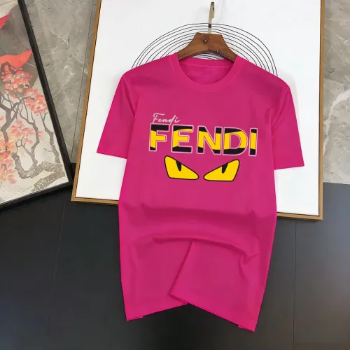 Wholesale Fendi T-Shirts Short Sleeved For Men #1474527 $40.00 USD, Wholesale Quality Replica Fendi T-Shirts