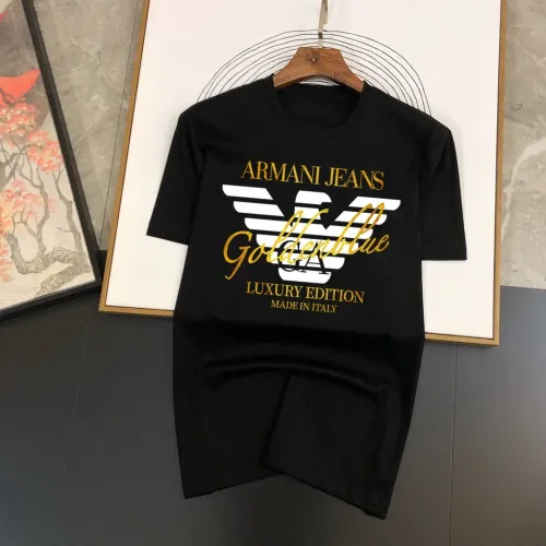 Wholesale Armani T-Shirts Short Sleeved For Men #1474571 $40.00 USD, Wholesale Quality Replica Armani T-Shirts