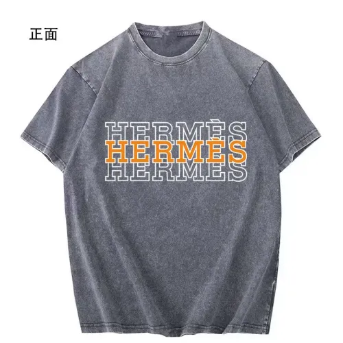 Wholesale Hermes T-Shirts Short Sleeved For Unisex #1474594 $45.00 USD, Wholesale Quality Replica Hermes T-Shirts