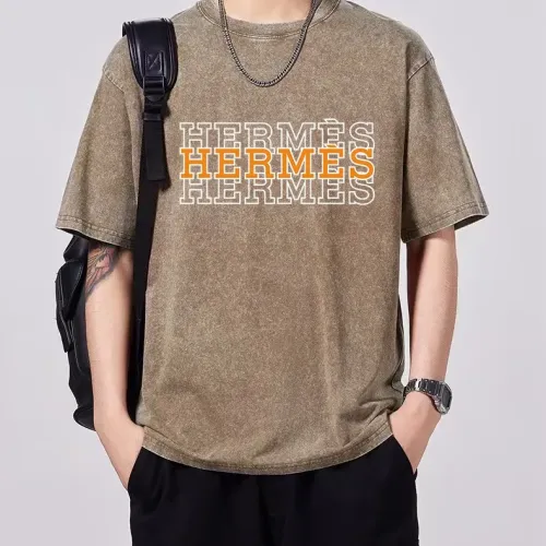 Wholesale Hermes T-Shirts Short Sleeved For Unisex #1474595 $45.00 USD, Wholesale Quality Replica Hermes T-Shirts