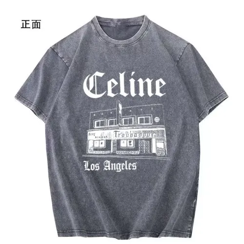 Wholesale Celine T-Shirts Short Sleeved For Unisex #1474704 $45.00 USD, Wholesale Quality Replica Celine T-Shirts