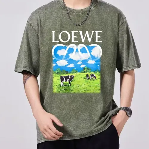 Wholesale LOEWE T-Shirts Short Sleeved For Unisex #1474725 $45.00 USD, Wholesale Quality Replica LOEWE T-Shirts