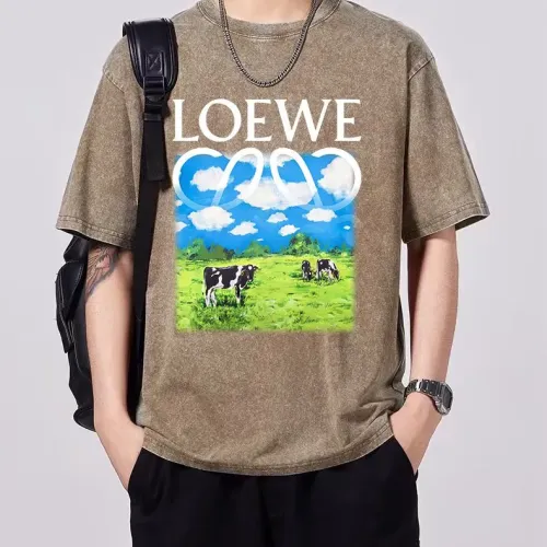 Wholesale LOEWE T-Shirts Short Sleeved For Unisex #1474726 $45.00 USD, Wholesale Quality Replica LOEWE T-Shirts