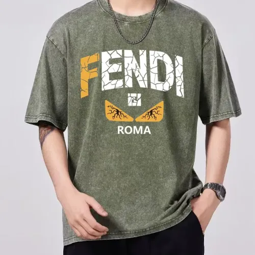 Wholesale Fendi T-Shirts Short Sleeved For Unisex #1474737 $45.00 USD, Wholesale Quality Replica Fendi T-Shirts