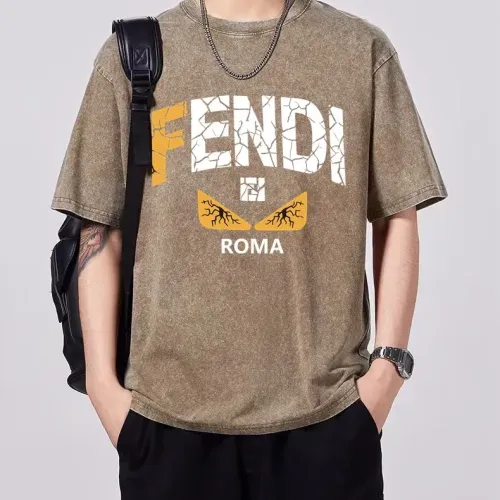Wholesale Fendi T-Shirts Short Sleeved For Unisex #1474738 $45.00 USD, Wholesale Quality Replica Fendi T-Shirts