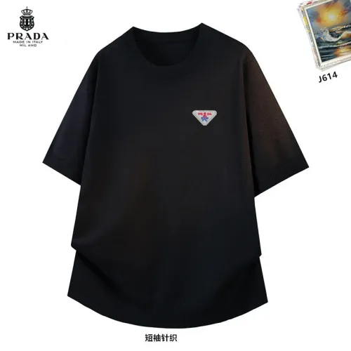 Wholesale Prada T-Shirts Short Sleeved For Men #1474810 $42.00 USD, Wholesale Quality Replica Prada T-Shirts