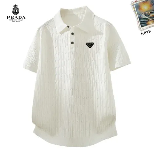 Wholesale Prada T-Shirts Short Sleeved For Men #1474820 $42.00 USD, Wholesale Quality Replica Prada T-Shirts