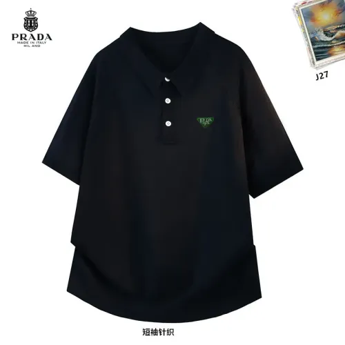 Wholesale Prada T-Shirts Short Sleeved For Men #1474831 $42.00 USD, Wholesale Quality Replica Prada T-Shirts