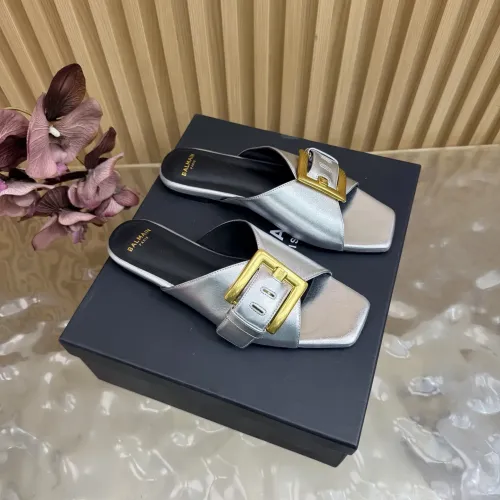Wholesale Balmain Slippers For Women #1474870 $118.00 USD, Wholesale Quality Replica Balmain Slippers