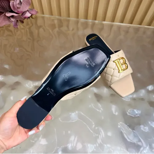 Replica Balmain Slippers For Women #1474879 $115.00 USD for Wholesale