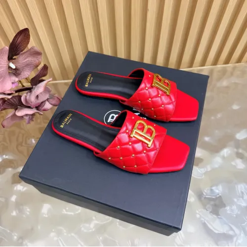 Wholesale Balmain Slippers For Women #1474881 $115.00 USD, Wholesale Quality Replica Balmain Slippers