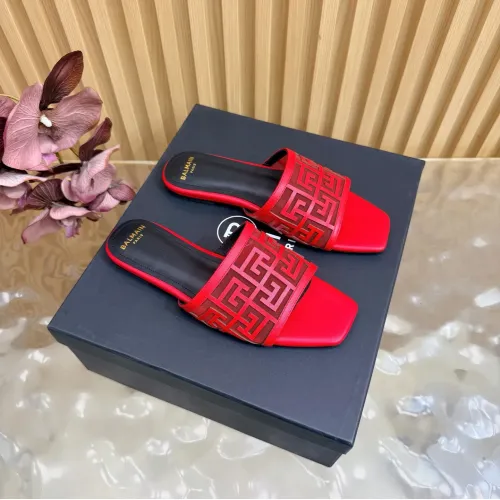 Wholesale Balmain Slippers For Women #1474885 $112.00 USD, Wholesale Quality Replica Balmain Slippers
