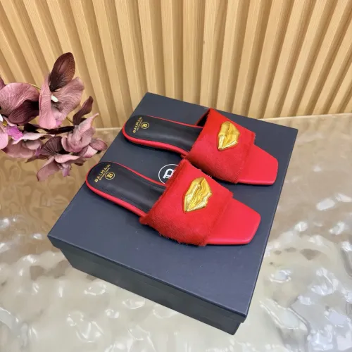 Wholesale Balmain Slippers For Women #1474891 $112.00 USD, Wholesale Quality Replica Balmain Slippers