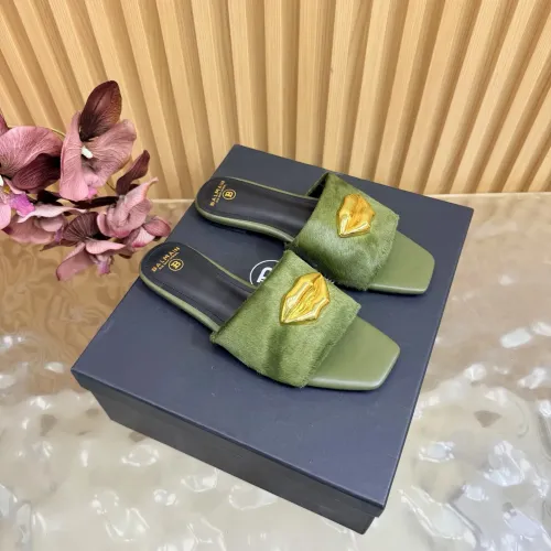 Wholesale Balmain Slippers For Women #1474892 $112.00 USD, Wholesale Quality Replica Balmain Slippers