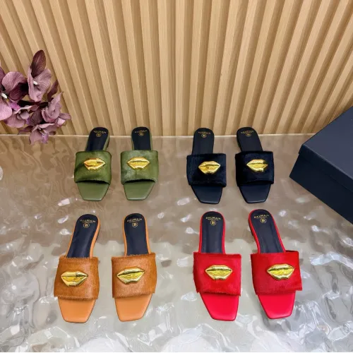 Replica Balmain Slippers For Women #1474893 $112.00 USD for Wholesale