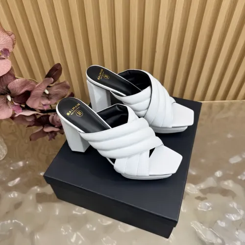 Wholesale Balmain Slippers For Women #1474894 $135.00 USD, Wholesale Quality Replica Balmain Slippers