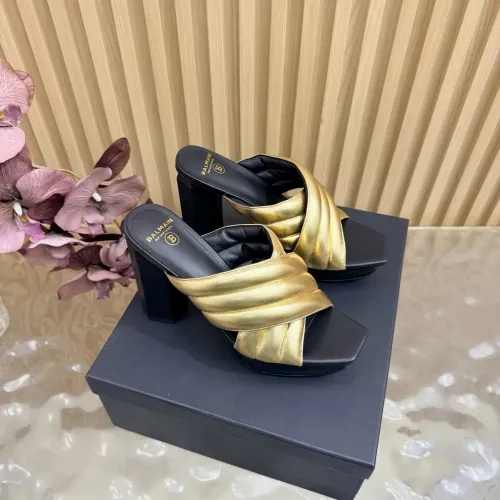 Wholesale Balmain Slippers For Women #1474897 $135.00 USD, Wholesale Quality Replica Balmain Slippers