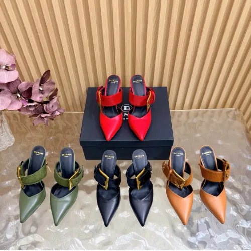 Replica Balmain Slippers For Women #1474900 $118.00 USD for Wholesale