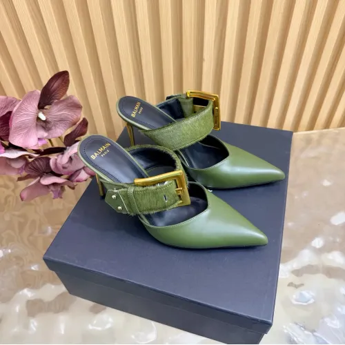 Replica Balmain Slippers For Women #1474902 $118.00 USD for Wholesale