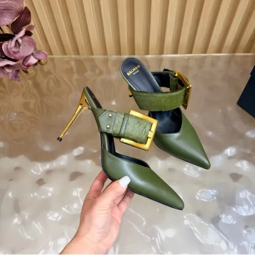Replica Balmain Slippers For Women #1474902 $118.00 USD for Wholesale