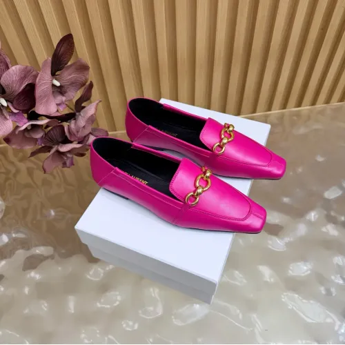 Wholesale Yves Saint Laurent YSL Leather Shoes For Women #1474919 $115.00 USD, Wholesale Quality Replica Yves Saint Laurent YSL Leather Shoes