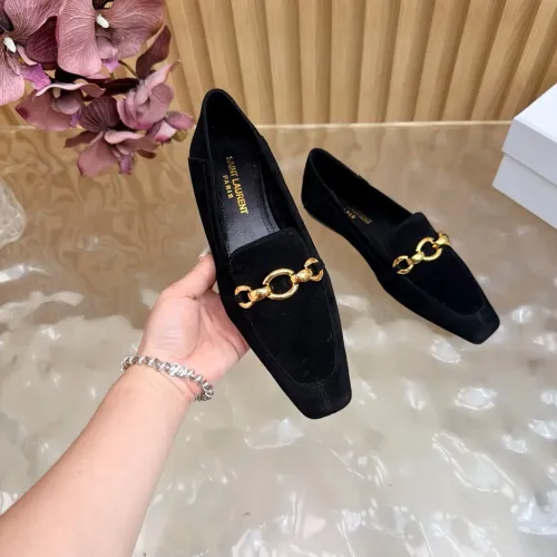 Replica Yves Saint Laurent YSL Leather Shoes For Women #1474922 $115.00 USD for Wholesale