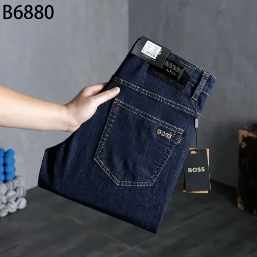 Wholesale Boss Jeans For Men #1474928 $45.00 USD, Wholesale Quality Replica Boss Jeans