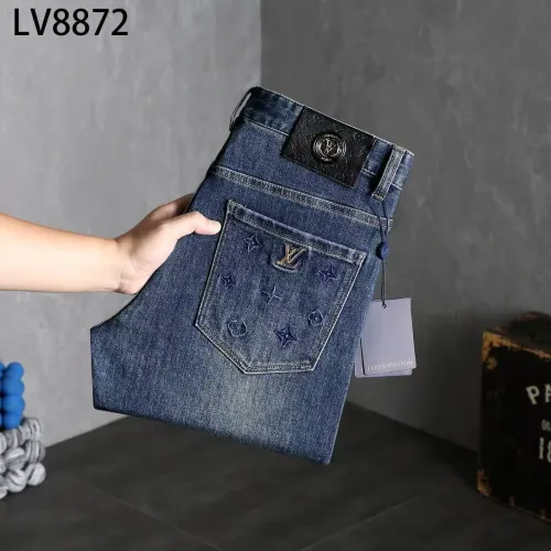 Wholesale Louis Vuitton LV Jeans For Men #1474932 $45.00 USD, Wholesale Quality Replica Louis Vuitton LV Jeans