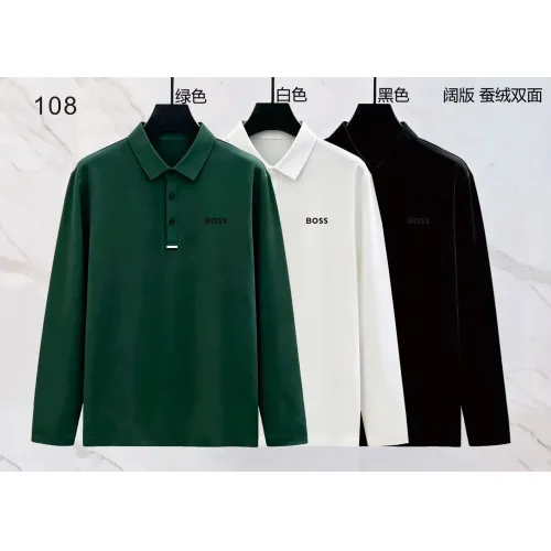 Replica Boss T-Shirts Long Sleeved For Men #1474936 $42.00 USD for Wholesale