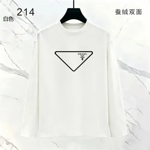 Wholesale Prada T-Shirts Long Sleeved For Men #1474974 $39.00 USD, Wholesale Quality Replica Prada T-Shirts