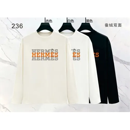 Replica Hermes T-Shirts Long Sleeved For Men #1475000 $39.00 USD for Wholesale