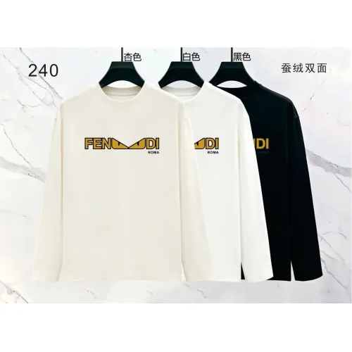 Replica Fendi T-Shirts Long Sleeved For Men #1475020 $39.00 USD for Wholesale