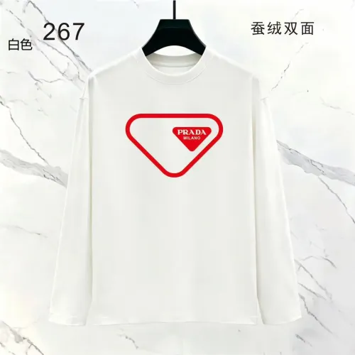 Wholesale Prada T-Shirts Long Sleeved For Men #1475032 $39.00 USD, Wholesale Quality Replica Prada T-Shirts