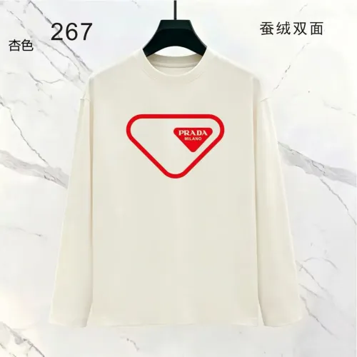 Wholesale Prada T-Shirts Long Sleeved For Men #1475033 $39.00 USD, Wholesale Quality Replica Prada T-Shirts